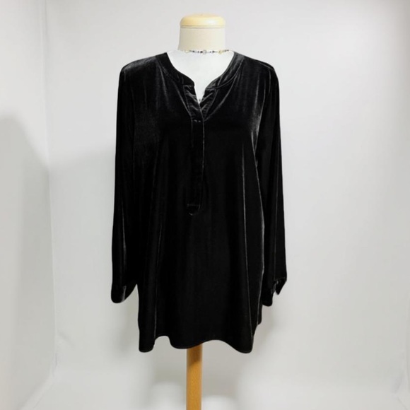 Velvet black buttons Cato size 18- 20W - Picture 13 of 15